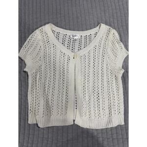 White Knit Cardigan